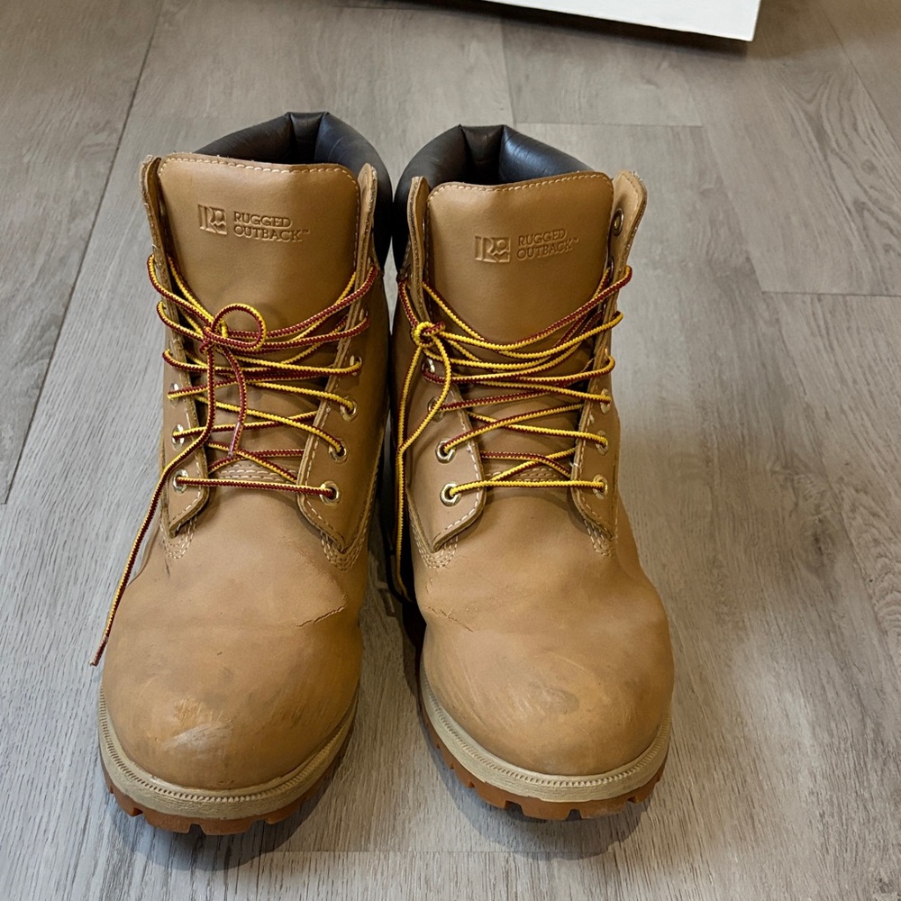 Men's Rugged Outback Tan Boots